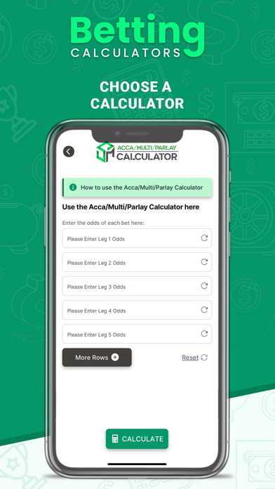 Betting Calculators Screenshot
