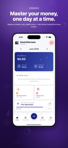 Spendsya: 记账本与预算日记 screenshot