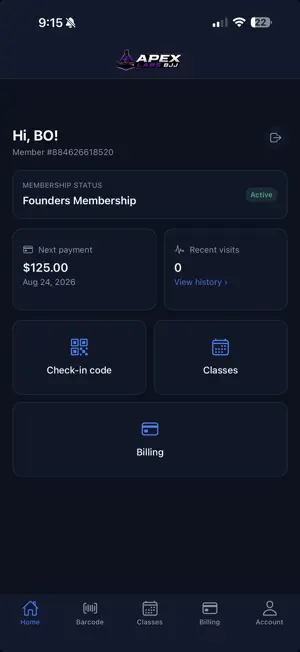 Apex Labs BJJ screenshot 2