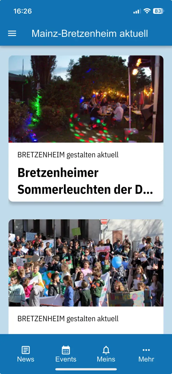 Screenshot #1 pour Bretzenheim App
