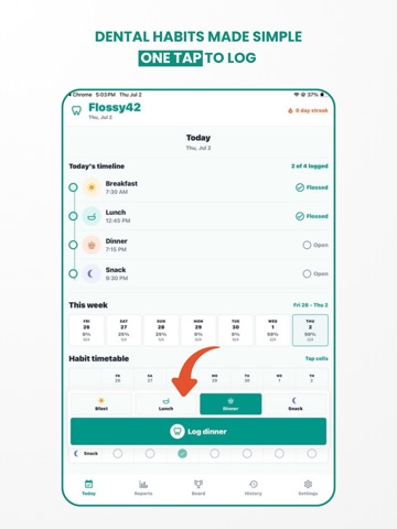 Floss Habit Tracker - Flossy42