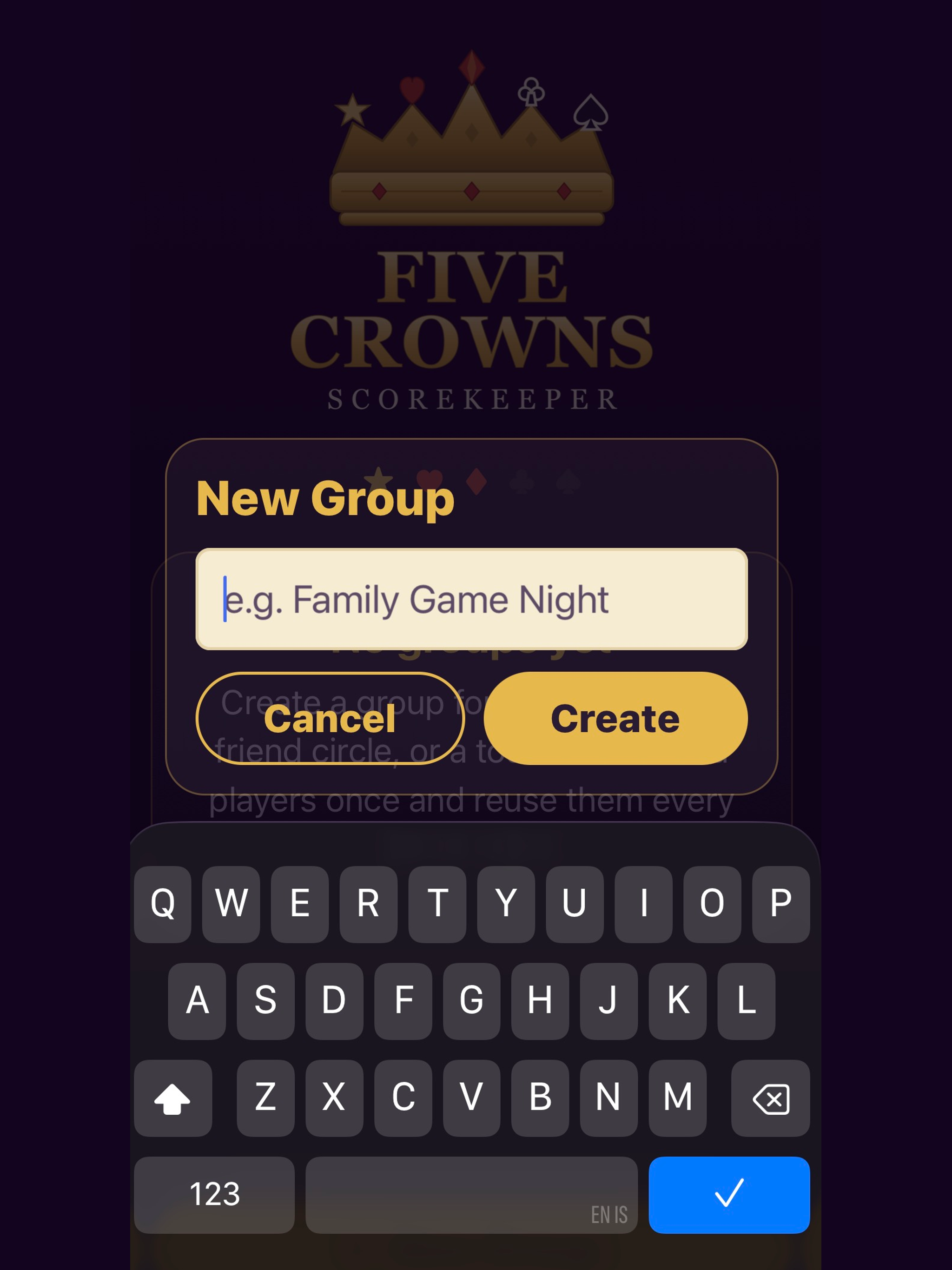Five Crowns Group Scorekeeper screenshot 17