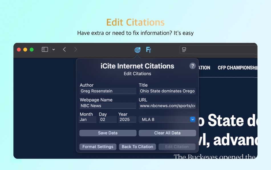 #2. iCite (macOS) 由: Jonathan Akstulewicz