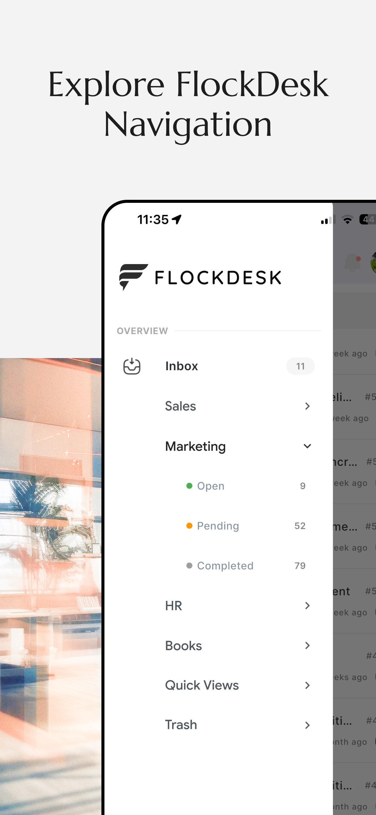 Screenshot 1 of FlockDesk: Help Desk