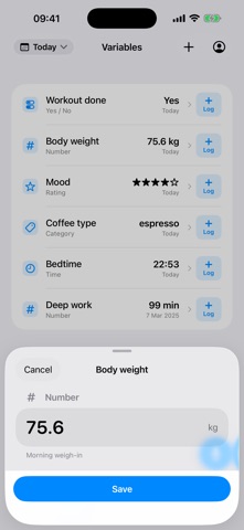 Variables - Measure Everything Screenshot 2 of 6