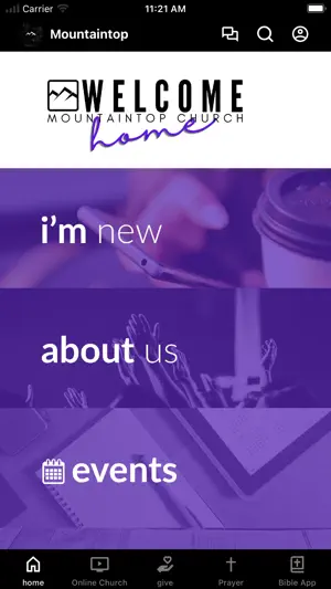 Mountaintop Church App screenshot 1