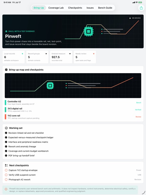 Pinweft: PCB Bring-Up screenshot 2