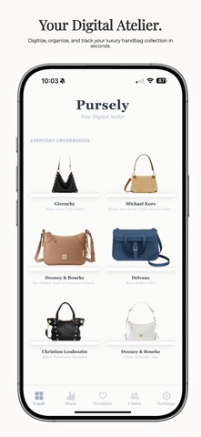 Pursely: Handbag Tracker Screenshot 1 of 5