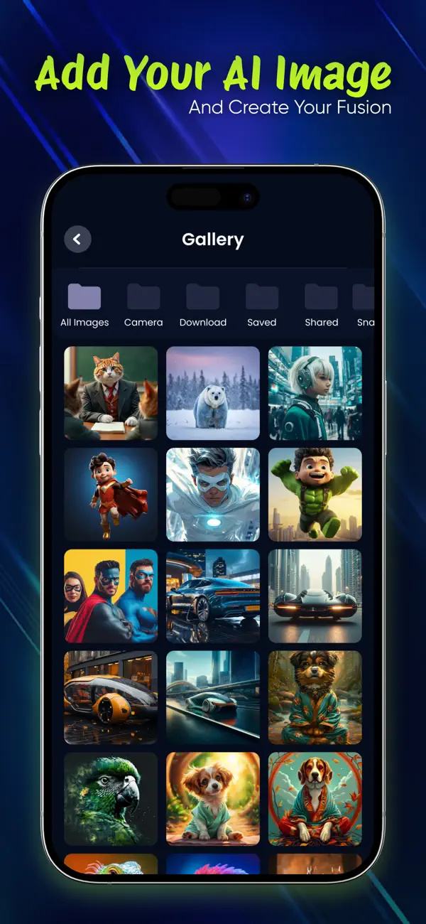 Screenshot #2 pour AI Fusion : AI Character Merge