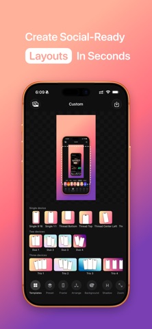 App Mockup Maker: Screenlume iPhone screenshot