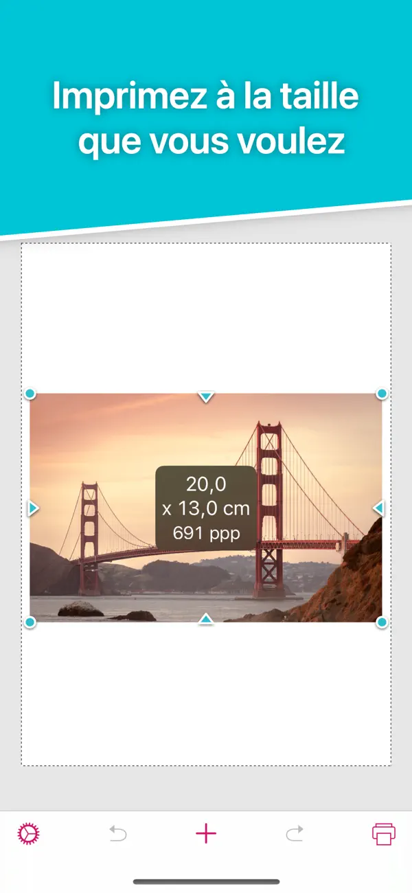 Screenshot #1 pour Print to Size: imprimer photos