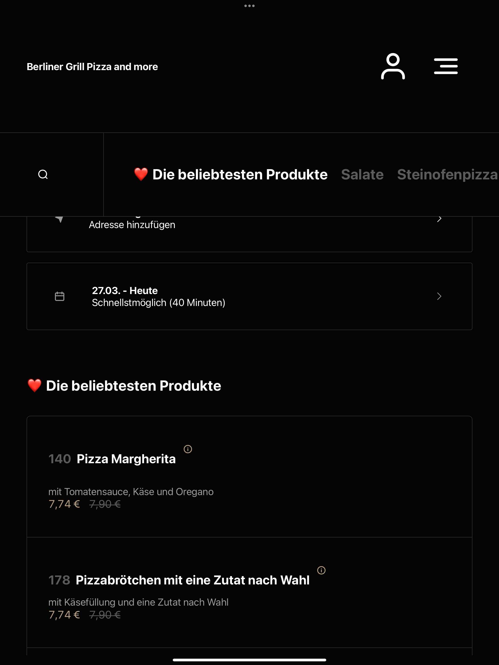 Berliner Grill Pizza and more