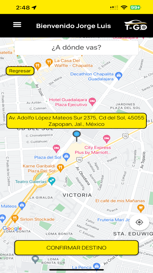 #2. T-Go Usuario (iOS) Door: T-Go