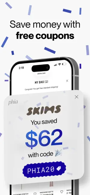 Phia: Fashion Deals & Rewards screenshot 2