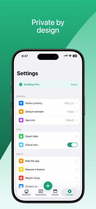 SubWise - Track your Subs Screenshot 6 of 10