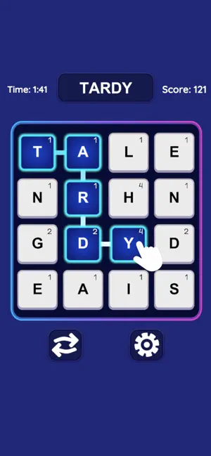 SwipeWordRush screenshot 1