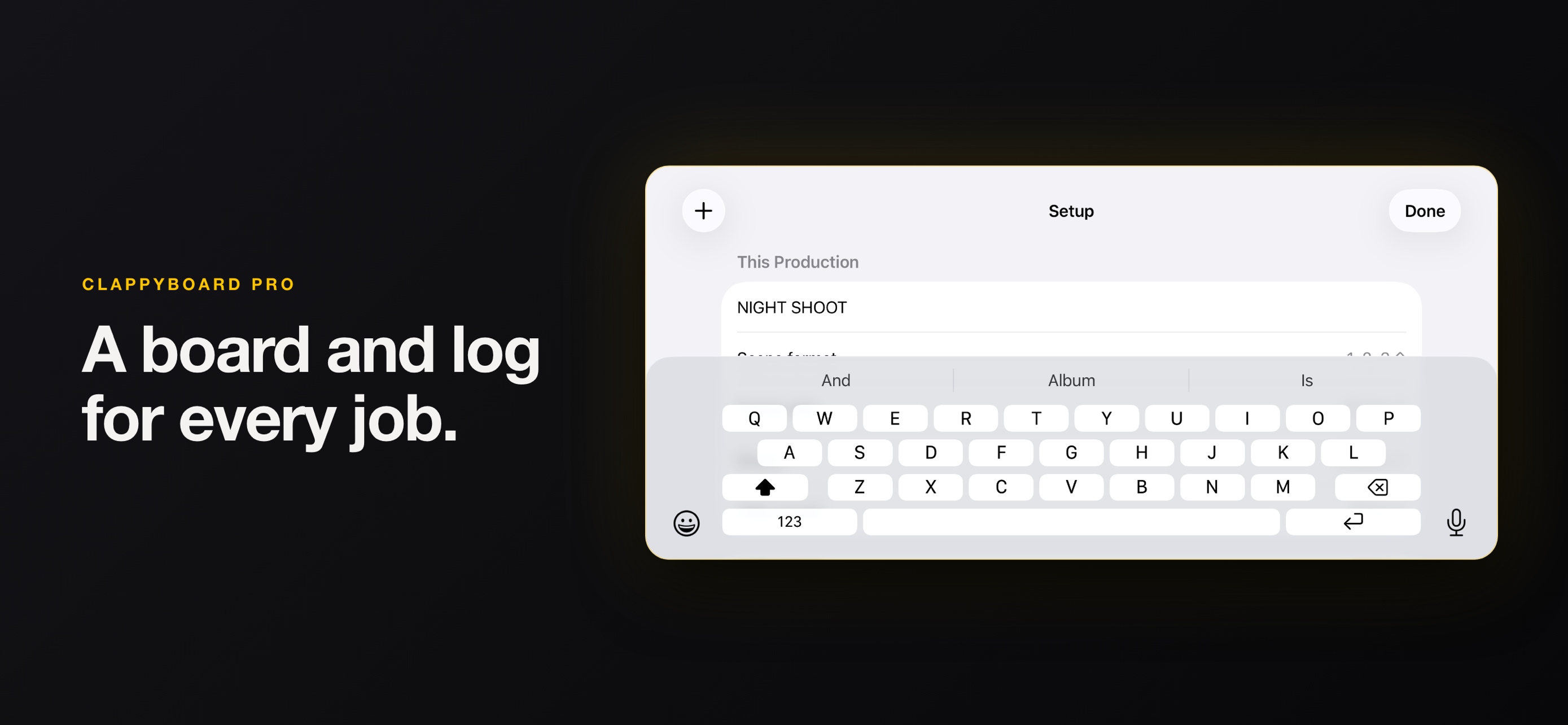 ClappyBoard: Digital Slate screenshot 4