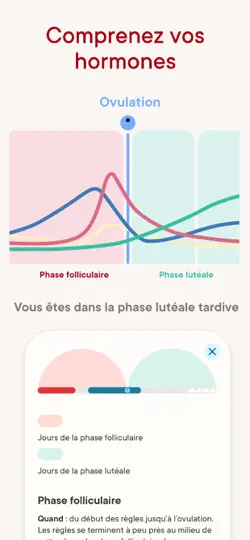 Capture d'écran de Clue Calendrier Des Règles sur iPhone 5