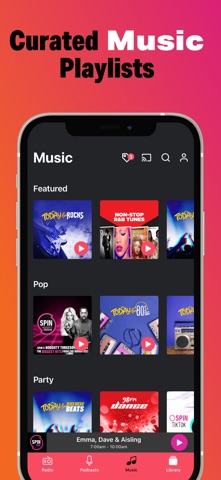 GoLoud: Radio, Podcasts, Music iPhone screenshot