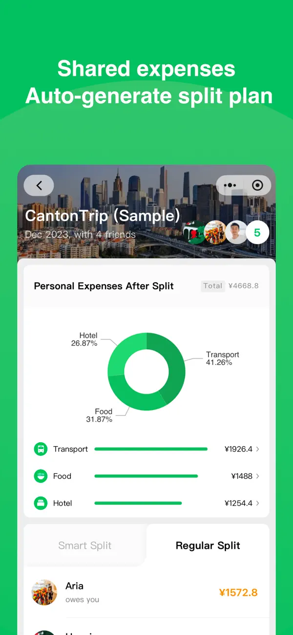 #4. GoodSplit - Splitwise & simple (iOS) โดย: Guangzhou Benliuhe Co., Ltd.
