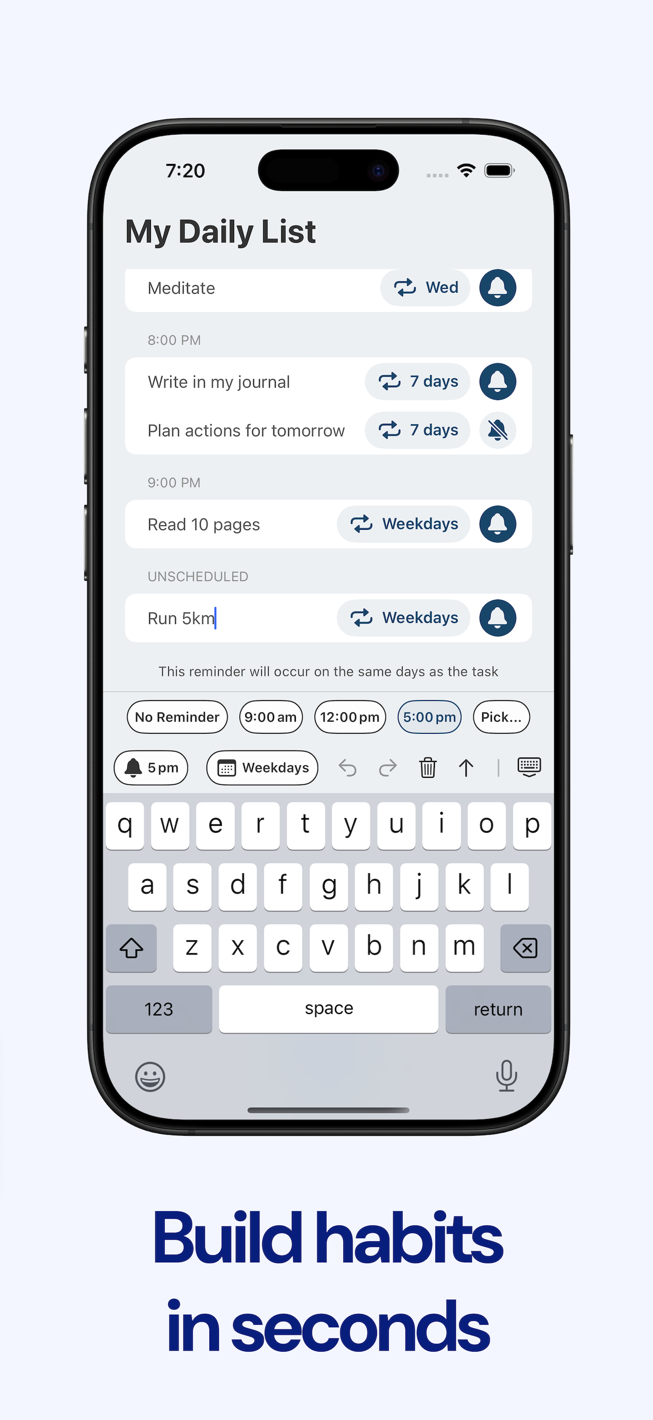 DailyList: Daily To-Do List