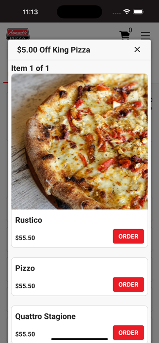 Armando's Pizza. Screenshot 3 of 3