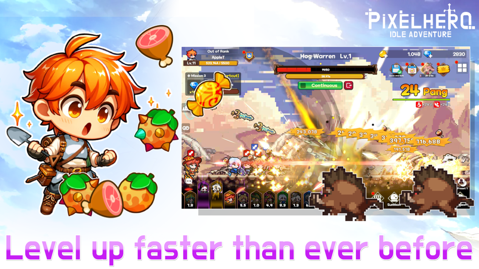 #3. Pixel Heroes Idle (iOS) By: ZTO Games