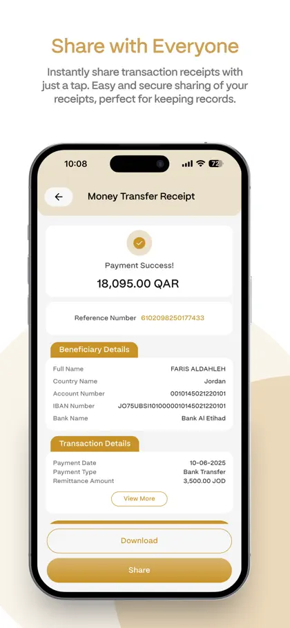 Captura de tela 5 de 6 de Alfardan Exchange Send Money