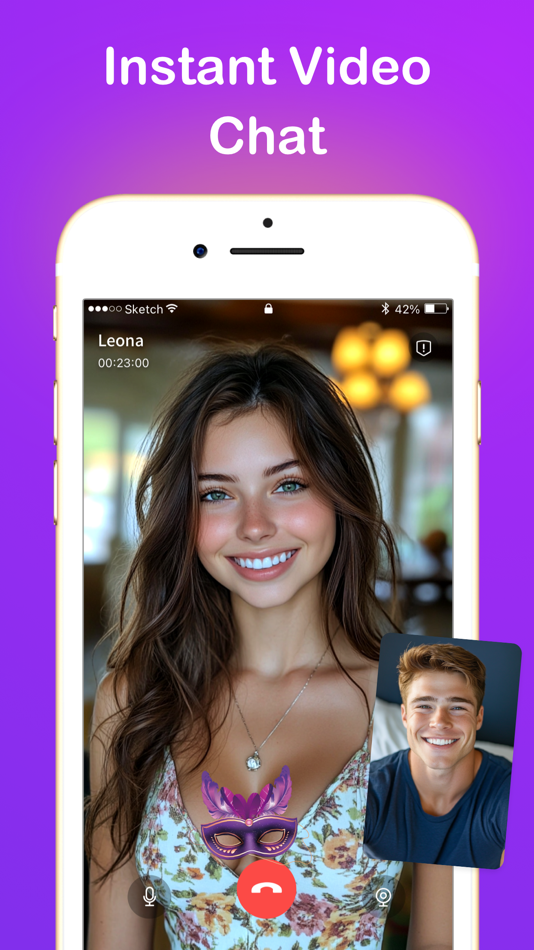 #1. Chat with Strangers App - AskA (iOS) 由: MateFinder Limited