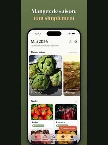 Saison : Fruits et Légumes iPad screenshot