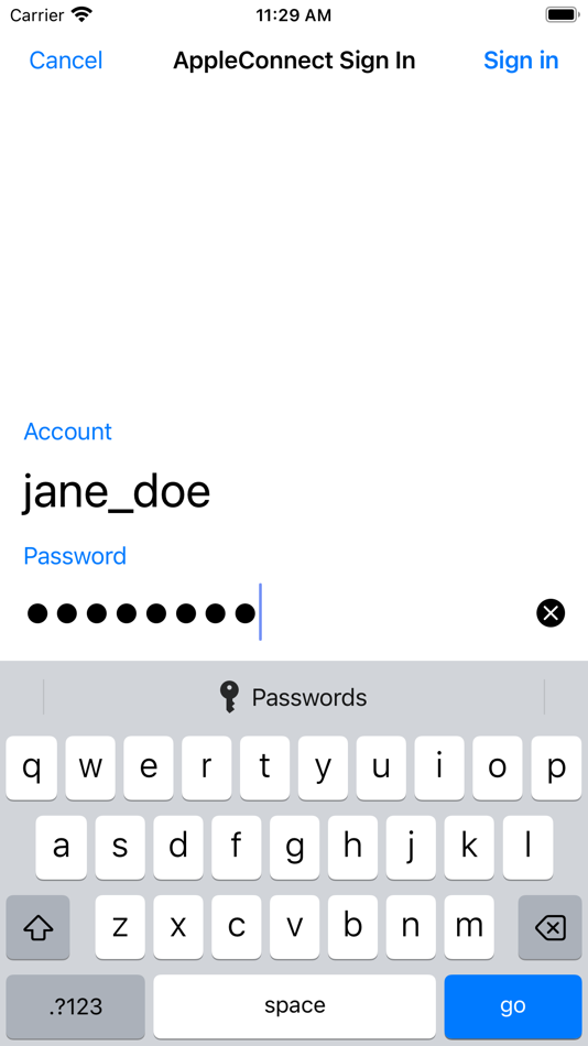 #2. Connect SSO (iOS) By: Apple