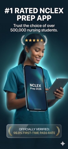 NCLEX RN Prep 2026: NGN Exam iPhone screenshot