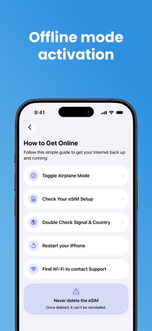 eSim Travel Mobile Internet App Store preview screenshot 6