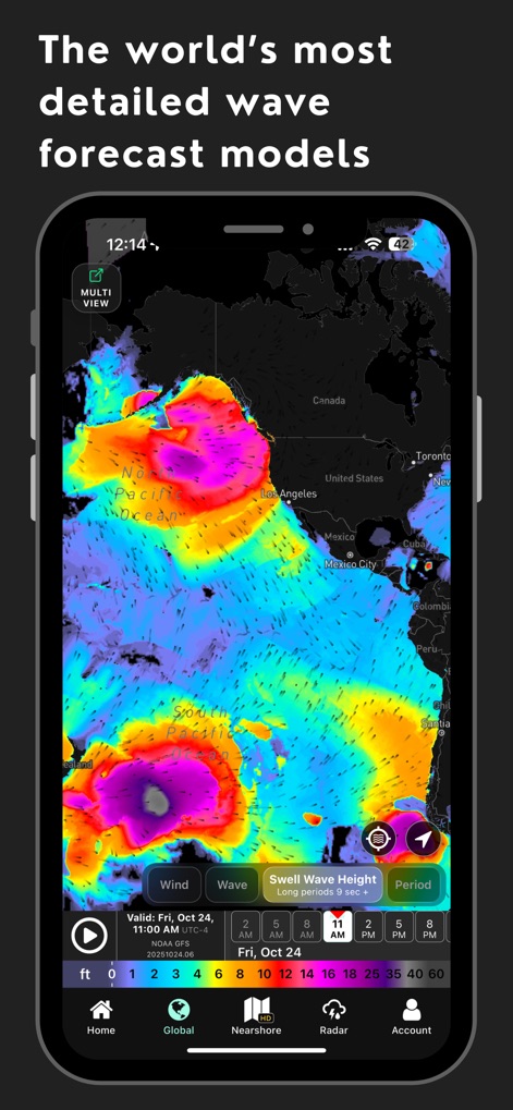 Wavemaps: Wave Forecasts - App de Tiempo | MWM