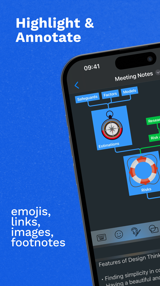 #5. Escape - Mind Map & Outline (iOS) De: Bogdan Gherasim
