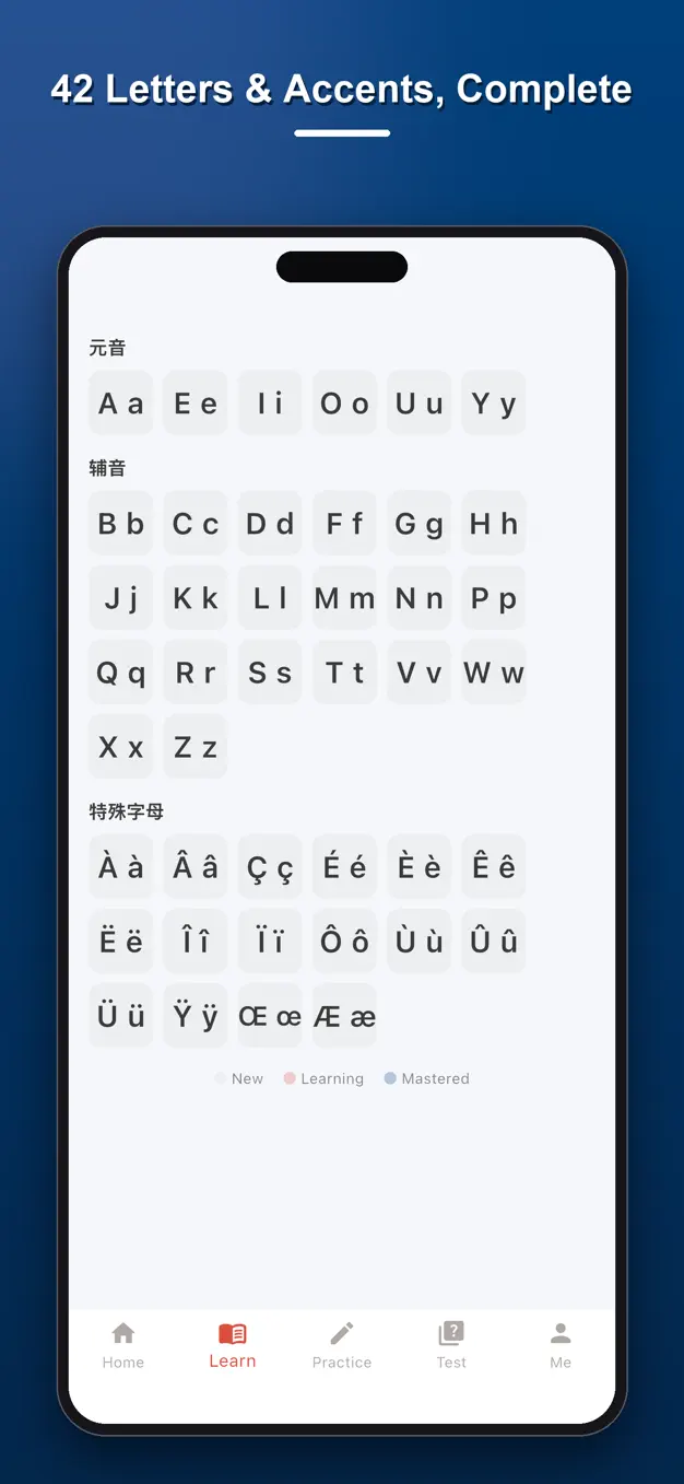 French Alphabet