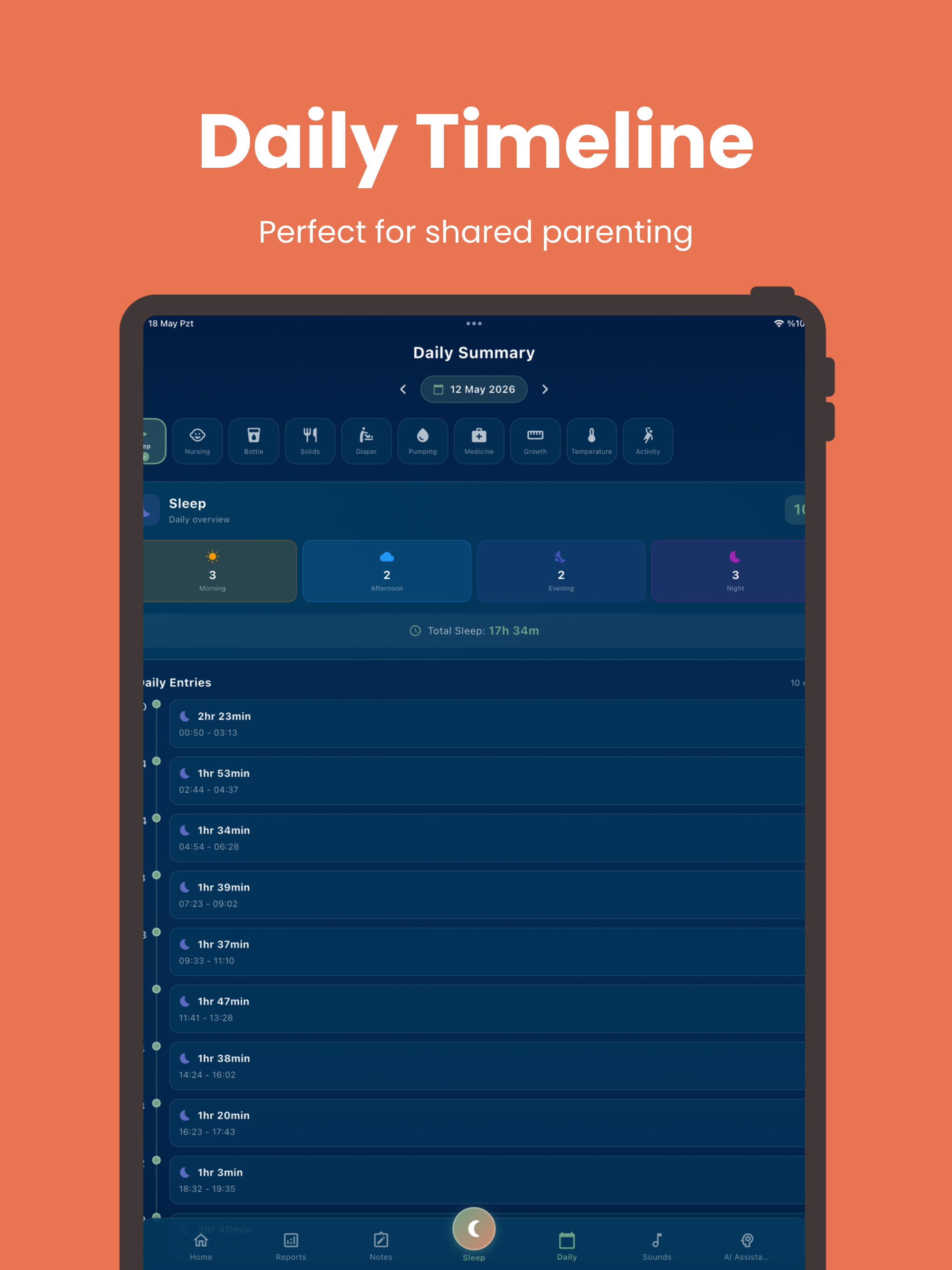 BabyApp: Newborn Sleep Tracker