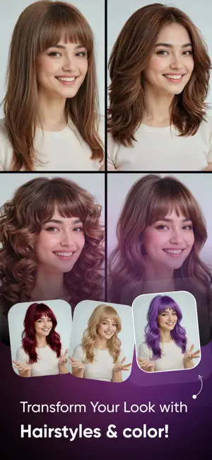 Hair Color Changer : AI Hair screenshot 1
