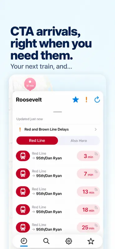 Transit Stop: CTA Tracker. screenshot 1 of 6
