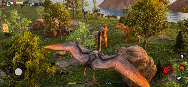 原始的な恐竜獣バトルシミュレーション iPhone screenshot 4