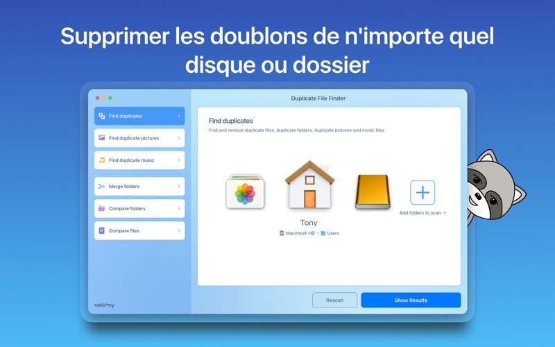 Screenshot #1 pour Duplicate File Finder Remover