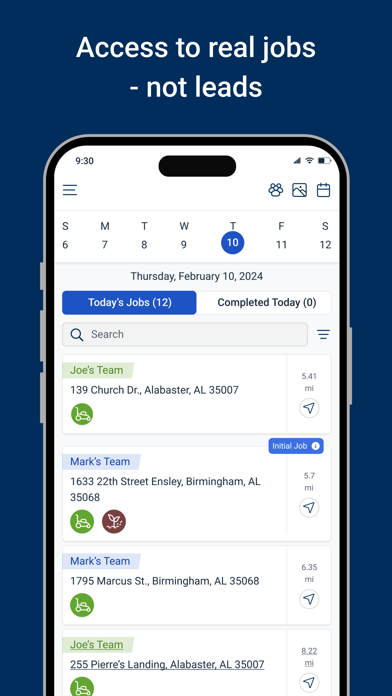 TaskEasy Contractors Screenshot