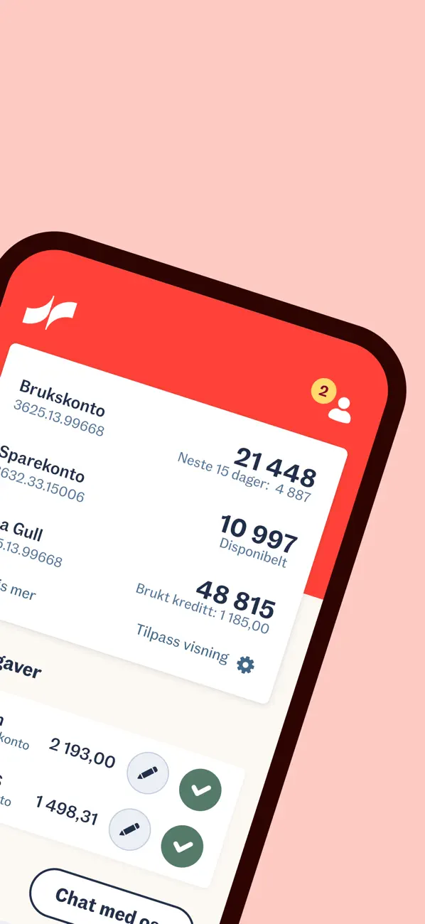 Screenshot #2 pour Sparebanken Norge Mobilbank