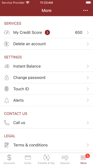 Bruning Bank Mobile Screenshot