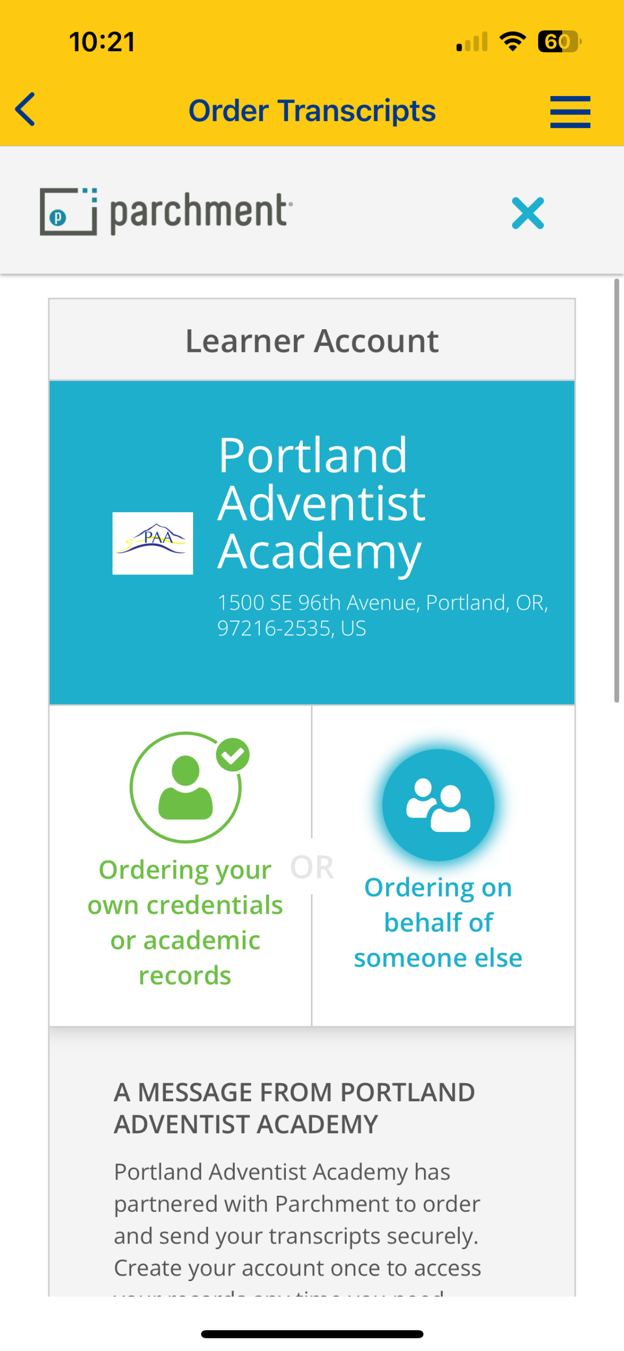 Portland Adventist Academy