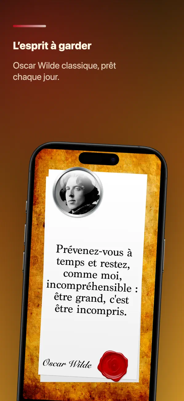 Screenshot #1 pour Textes d’Oscar Wilde