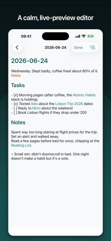 Metis: Markdown Notes screenshot