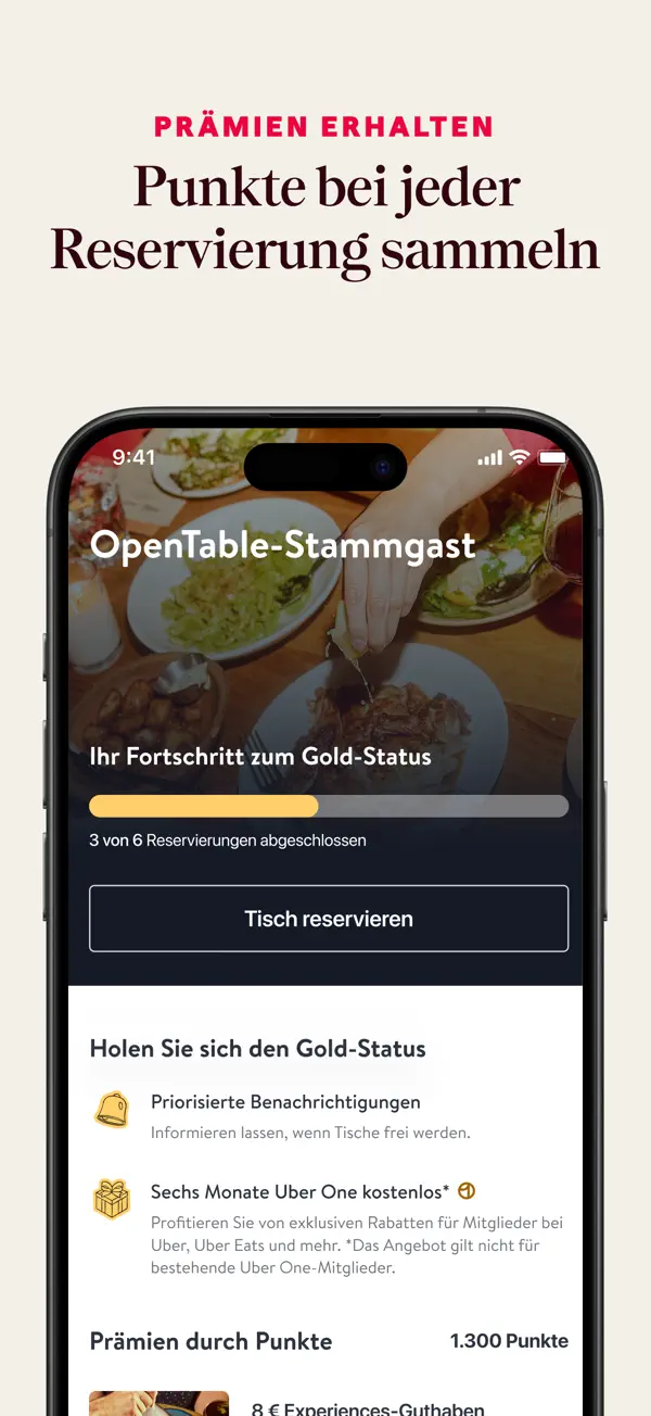 OpenTable iPhone App Screenshot 5 – Essen und Trinken