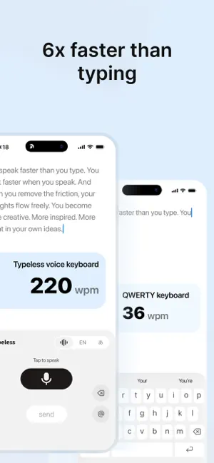 Typeless: AI Voice Keyboard screenshot 2