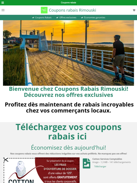 Screenshot #6 pour Coupons rabais Rimouski